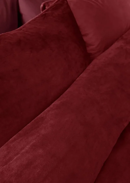Catherine Lansfield Kingsley Soft Matt Velvet Duvet Cover Set