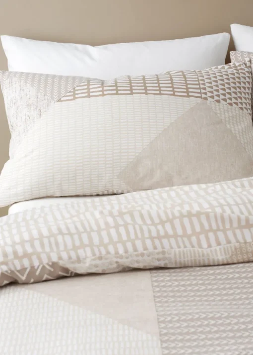 Catherine Lansfield Larsson Geo Reversible Duvet Cover Set