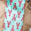 Catherine Lansfield Lobster Cotton Beach Towel