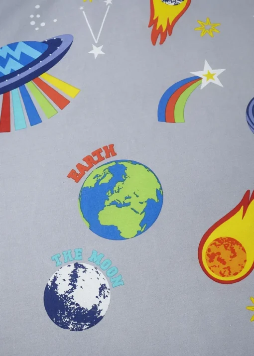 Catherine Lansfield Lost In Space Fitted Sheet