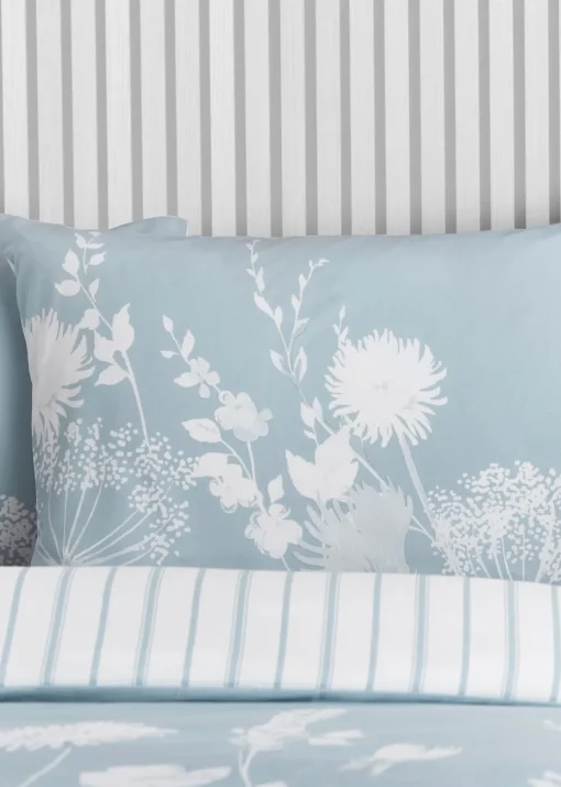 Catherine Lansfield Meadowsweet Floral Reversible Duvet Cover Set