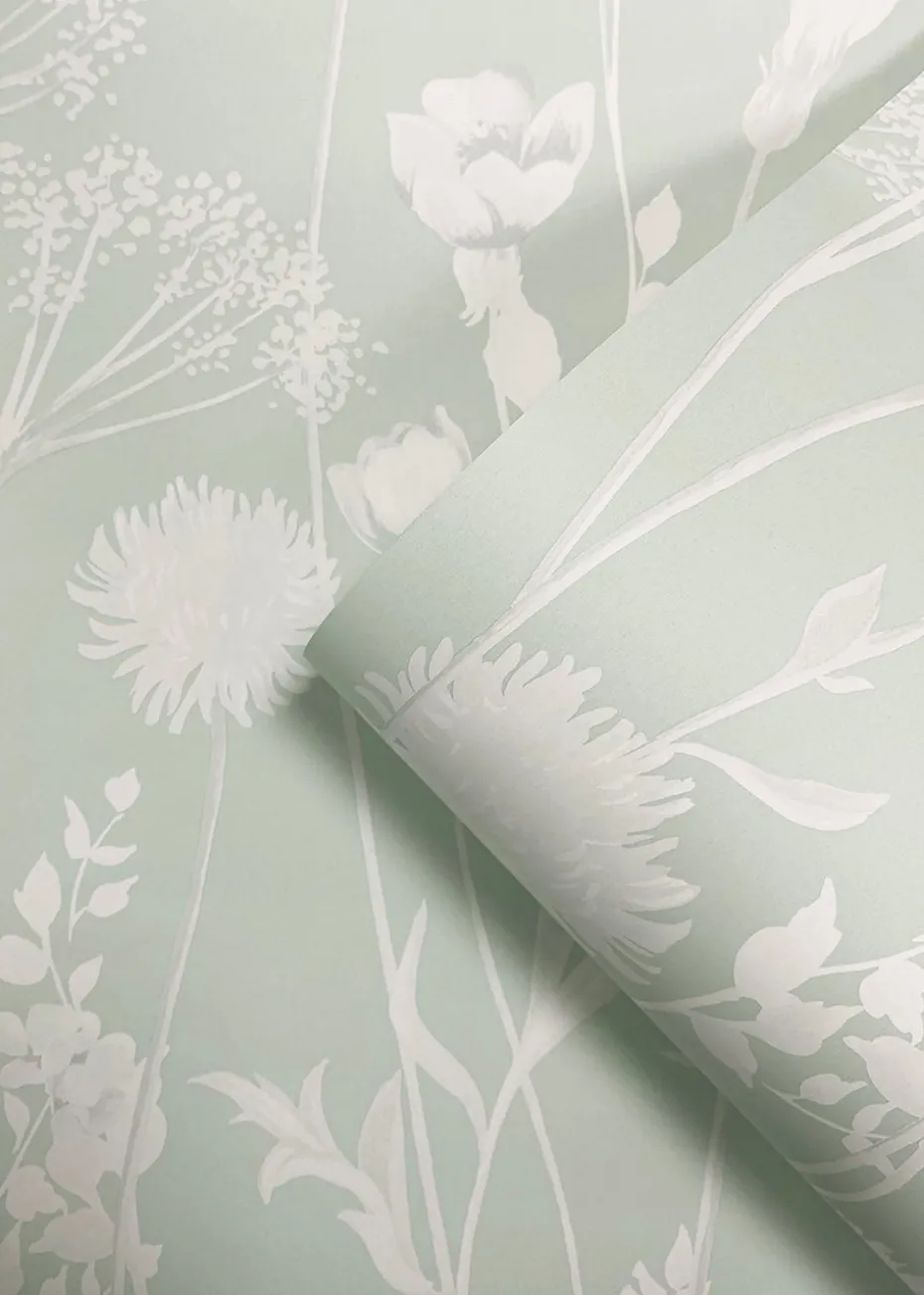 Catherine Lansfield Meadowsweet Floral Wallpaper