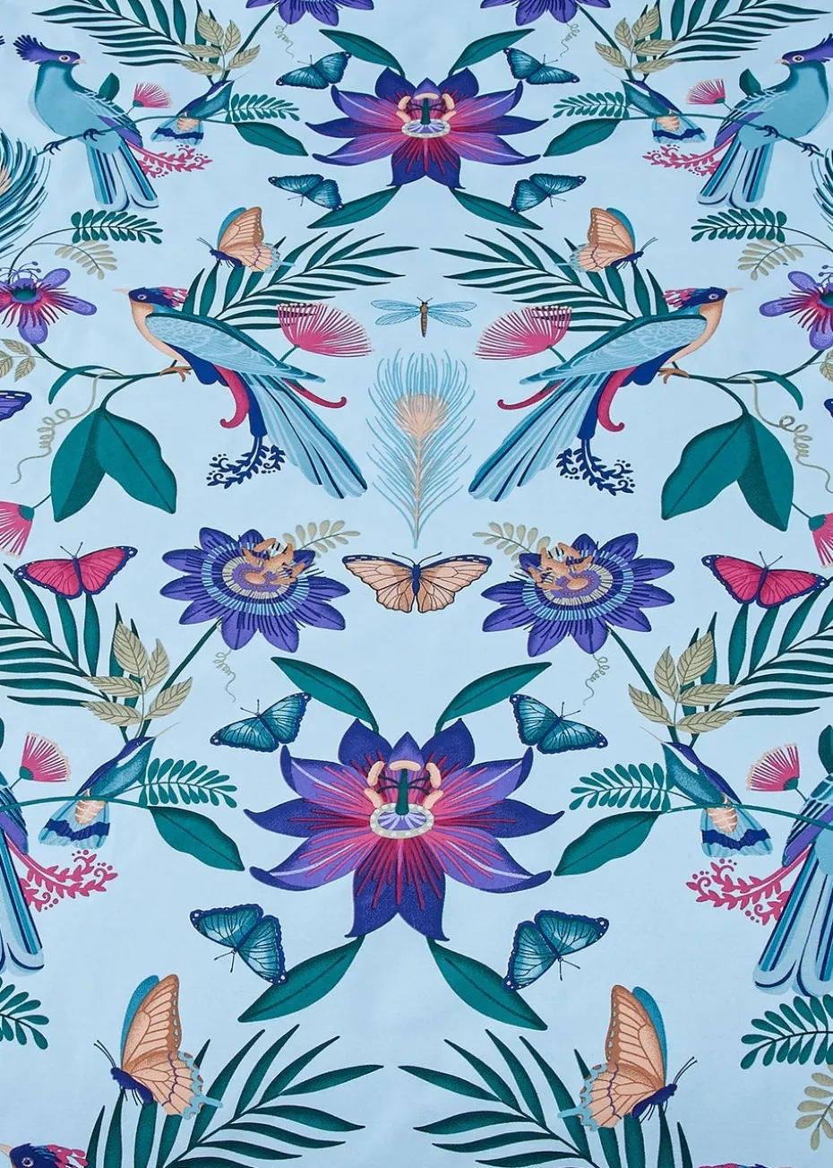 Catherine Lansfield Mya Tropical Floral Reversible Duvet Cover Set