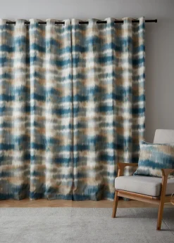 Catherine Lansfield Ombre Texture Thermal Eyelet Curtains