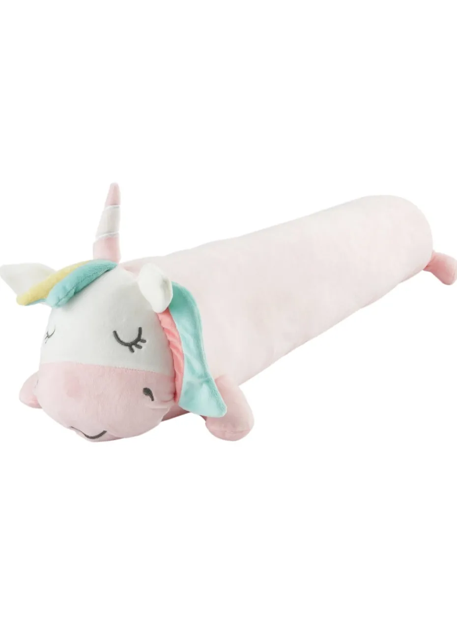 Catherine Lansfield Pink Cuddle Friends Unicorn 3D Cushion (90x15cm)