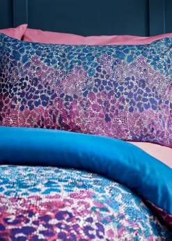 Catherine Lansfield Satin Animal Print Duvet Cover Set