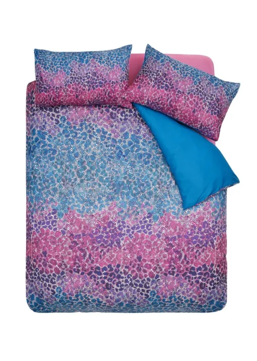 Catherine Lansfield Satin Animal Print Duvet Cover Set