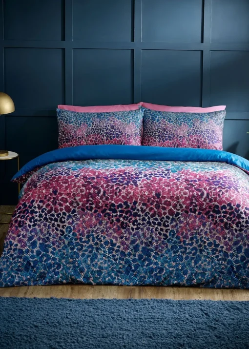 Catherine Lansfield Satin Animal Print Duvet Cover Set
