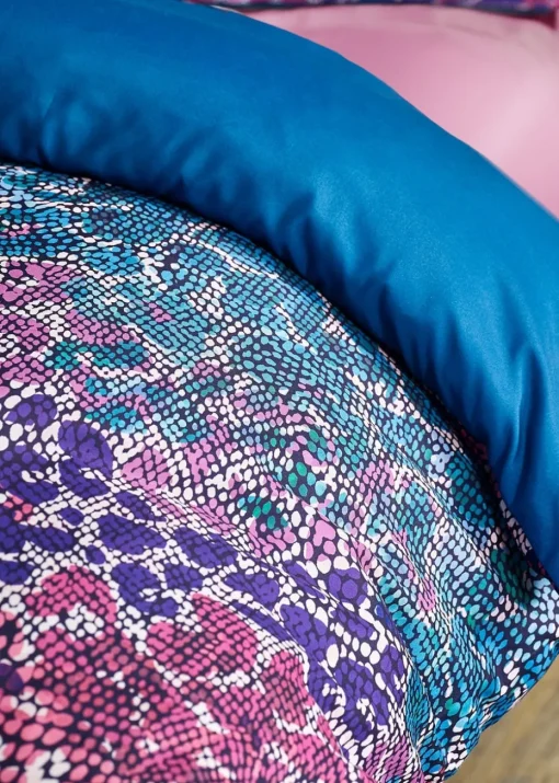 Catherine Lansfield Satin Animal Print Duvet Cover Set