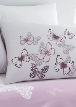 Catherine Lansfield Scatter Butterfly Reversible Duvet Cover Set