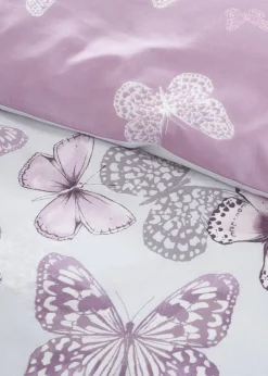 Catherine Lansfield Scatter Butterfly Reversible Duvet Cover Set