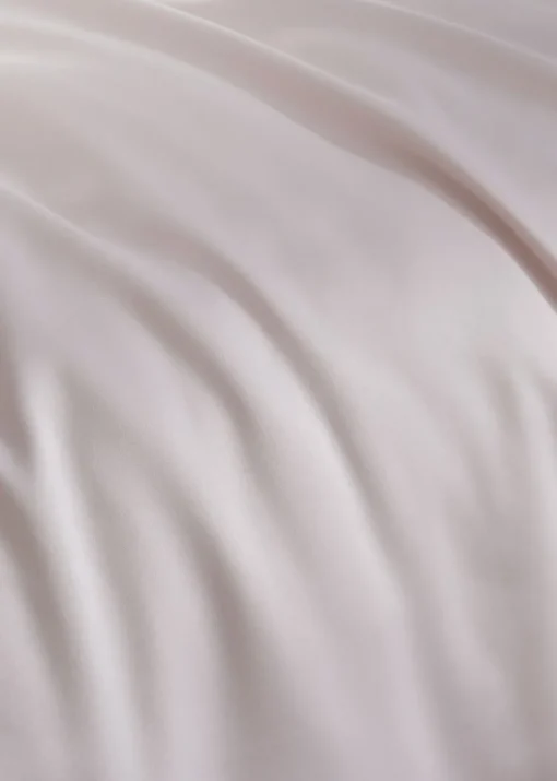Catherine Lansfield Silky Soft Satin Duvet Cover Set Blush