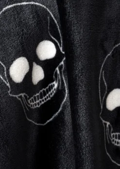 Catherine Lansfield Skulls Cosy Fleece 130x170cm Blanket Throw