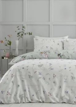 Catherine Lansfield Songbird Reversible Duvet Cover Set