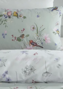 Catherine Lansfield Songbird Reversible Duvet Cover Set