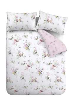Catherine Lansfield Songbird Reversible Duvet Cover Set
