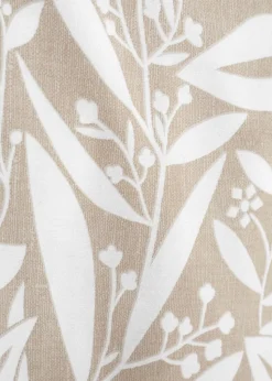 Catherine Lansfield Sorrel Leaf Fully Reversible Eyelet Curtains