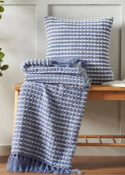 Catherine Lansfield Stab Stitch Blanket Throw (125x150cm)