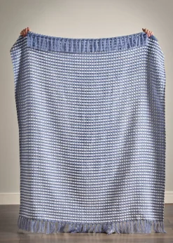 Catherine Lansfield Stab Stitch Blanket Throw (125x150cm)