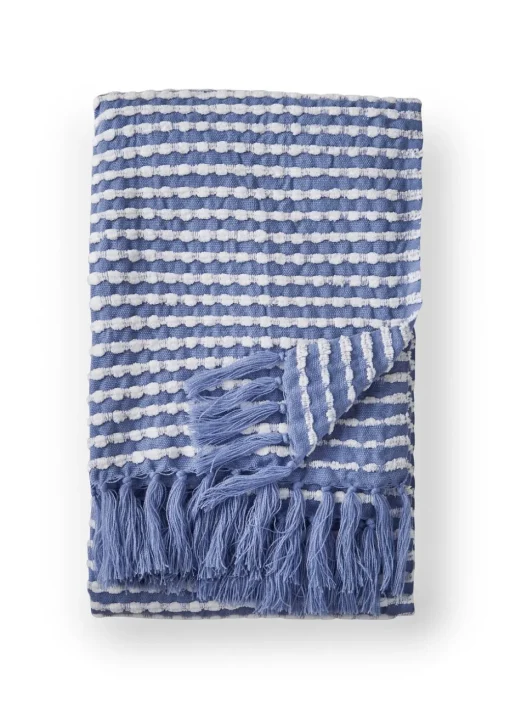 Catherine Lansfield Stab Stitch Blanket Throw (125x150cm)