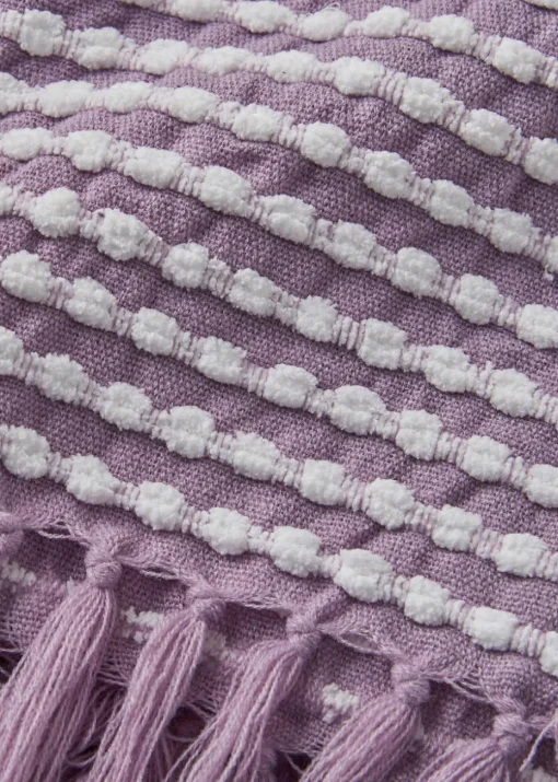 Catherine Lansfield Stab Stitch Blanket Throw (125x150cm)