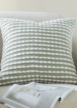 Catherine Lansfield Stab Stitch Cushion (43x43cm)