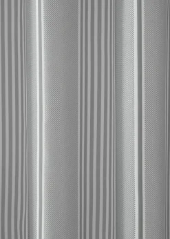 Catherine Lansfield Textured Stripe Shower Curtain