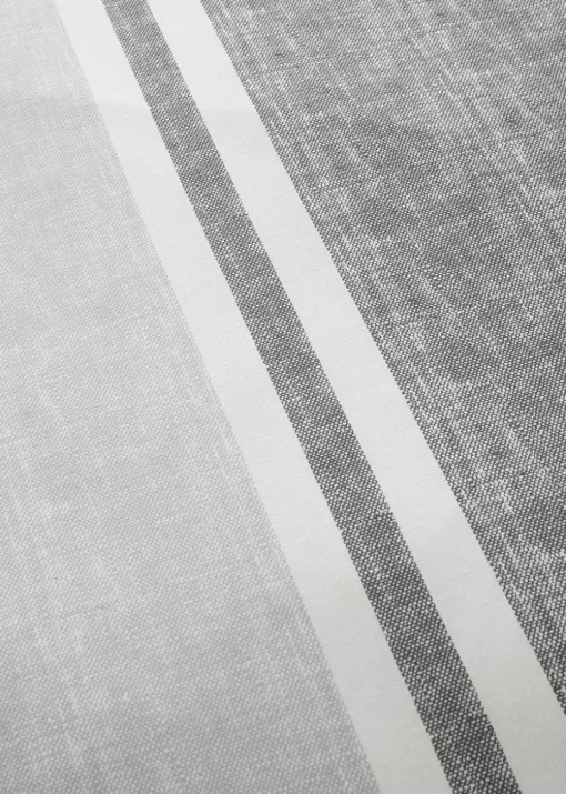 Catherine Lansfield Textured Banded Stripe Duvet Cover