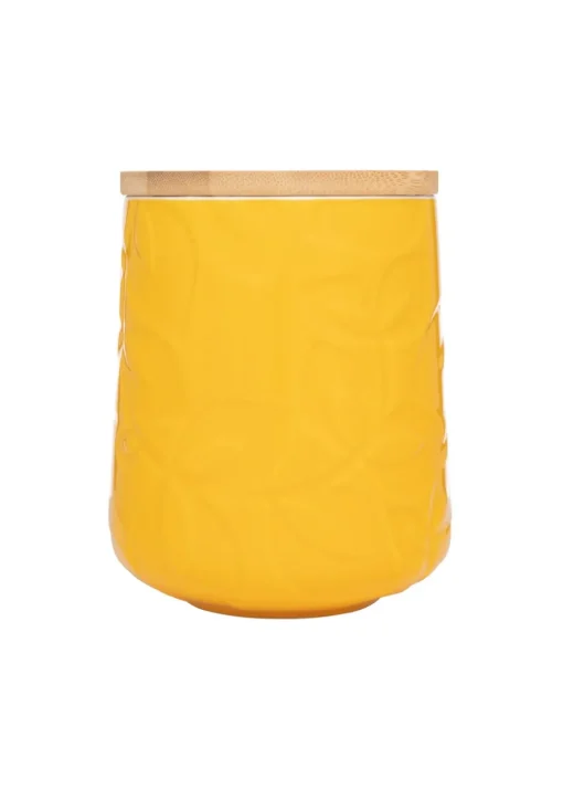 Catherine Lansfield Yellow Inga Storage Jar