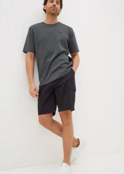 Charcoal Side Panel T-Shirt