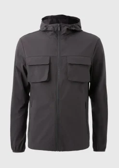Charcoal Smart Windbreaker Jacket