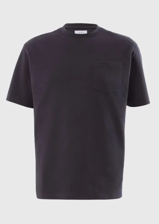 Charcoal Twill Pocket T-Shirt