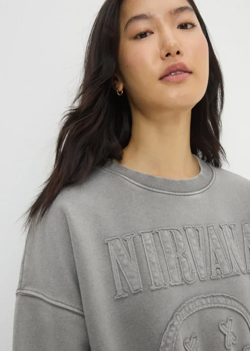 Charcoal Washed Nirvana Sweatshirt