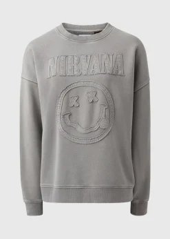 Charcoal Washed Nirvana Sweatshirt