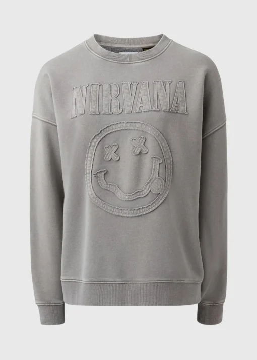 Charcoal Washed Nirvana Sweatshirt