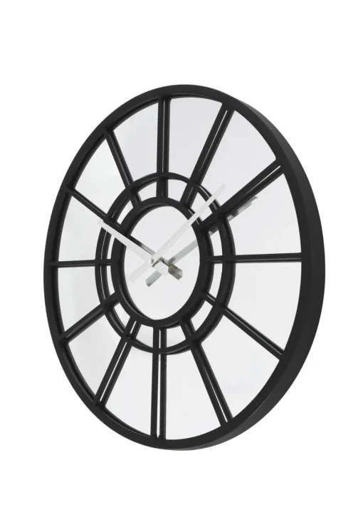 Charles Bentley Buttermere Indoor Outdoor Mirrored Skeleton Wall Clock