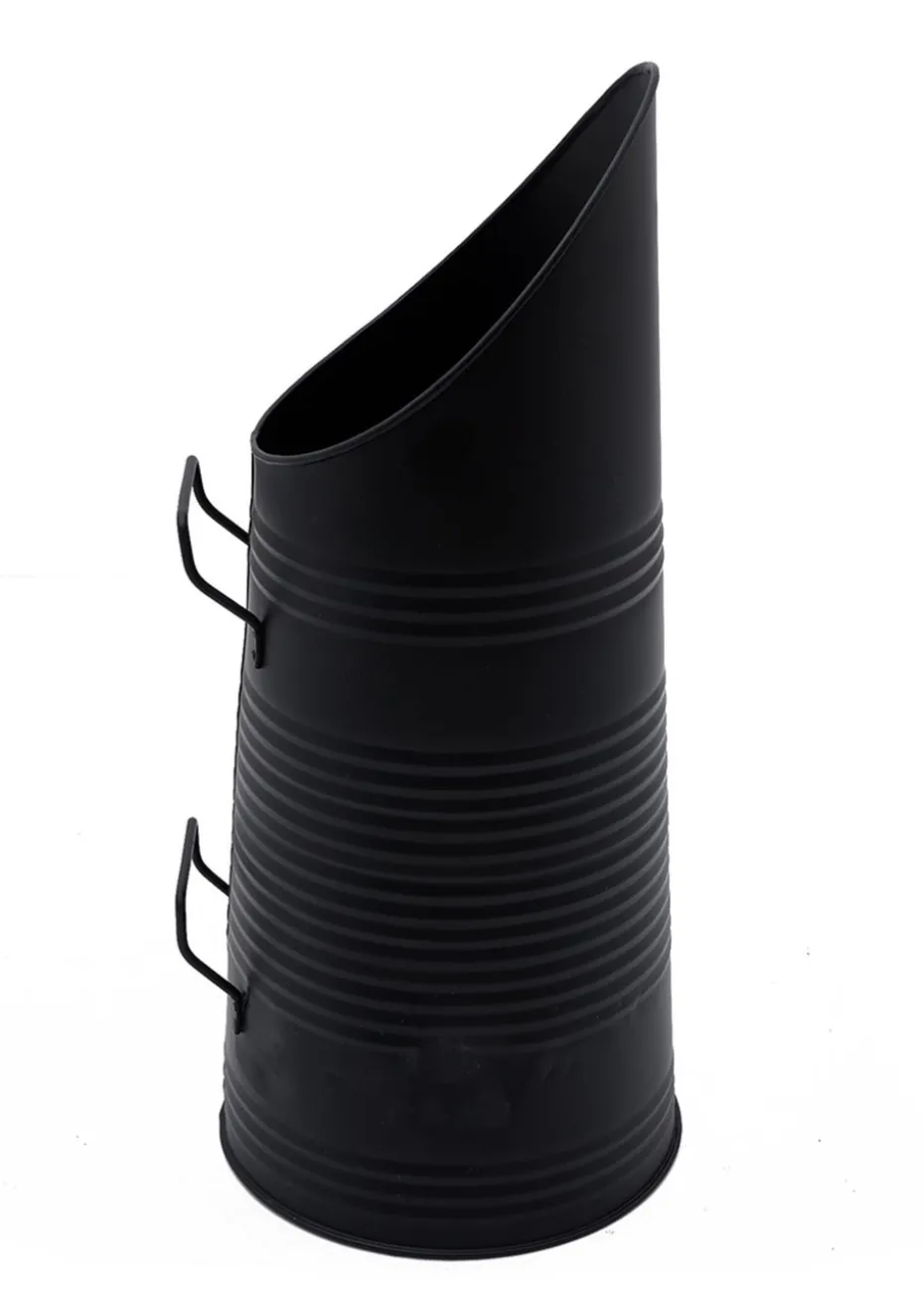 Charles Bentley Cherry Ribbed Coal Hod