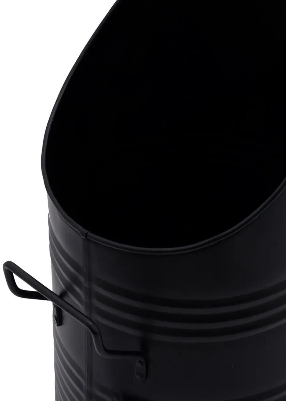 Charles Bentley Cherry Ribbed Coal Hod