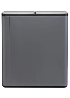 Charles Bentley Double Compartment Grey Kitchen Bin