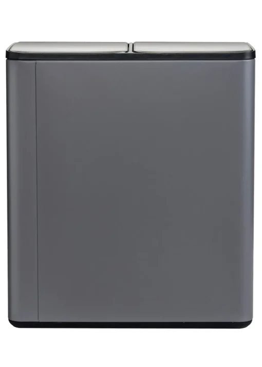 Charles Bentley Double Compartment Grey Kitchen Bin