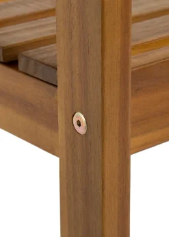 Charles Bentley FSC Acacia Wooden Bench (H90cm x W120cm x D61cm)