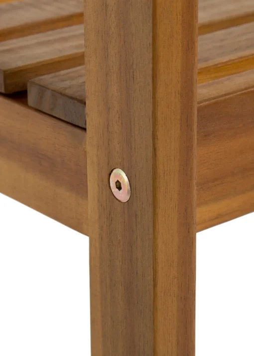 Charles Bentley FSC Acacia Wooden Bench (H90cm x W120cm x D61cm)