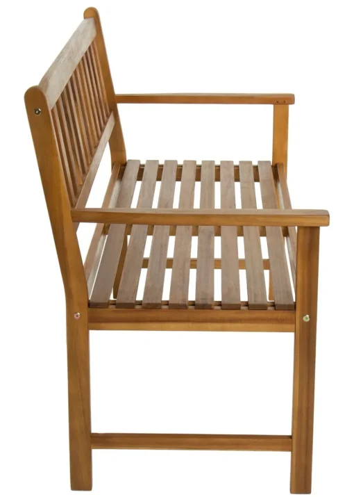 Charles Bentley FSC Acacia Wooden Bench (H90cm x W120cm x D61cm)