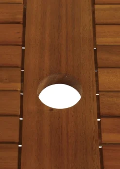 Charles Bentley FSC Wooden Furniture Oval Table (H74cm x W150cm x D85cm)