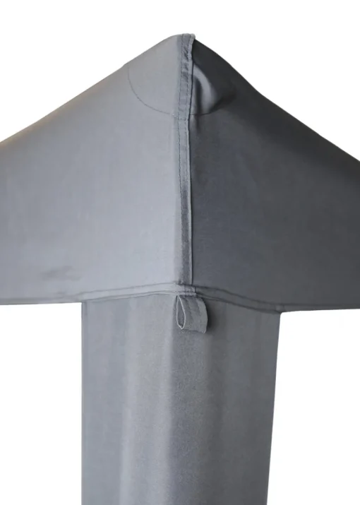 Charles Bentley 3m x 3m Pop Up Garden Patio Gazebo Garden Marquee Grey
