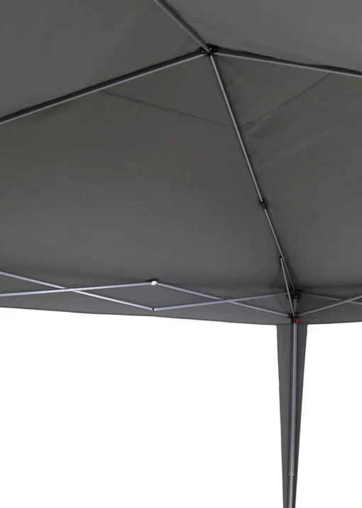 Charles Bentley 3m x 3m Pop Up Garden Patio Gazebo Garden Marquee Grey