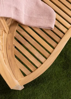 Charles Bentley Solid Wooden Teak Garden Outdoor San Diego 3 Seater Bench