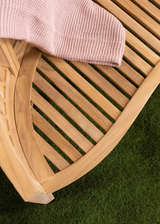 Charles Bentley Solid Wooden Teak Garden Outdoor San Diego 3 Seater Bench