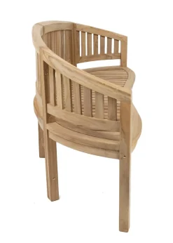 Charles Bentley Solid Wooden Teak Garden Outdoor San Diego 3 Seater Bench