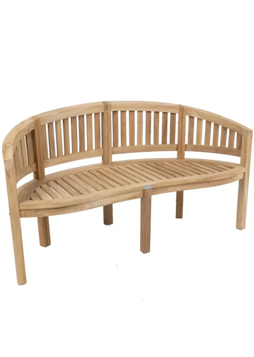 Charles Bentley Solid Wooden Teak Garden Outdoor San Diego 3 Seater Bench